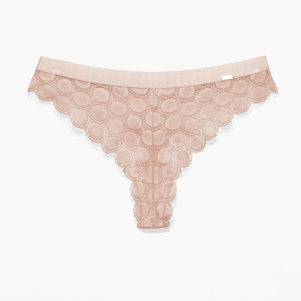 Savage x Fenty Thong Panty - Gold Dust Brown/Nude- 3X